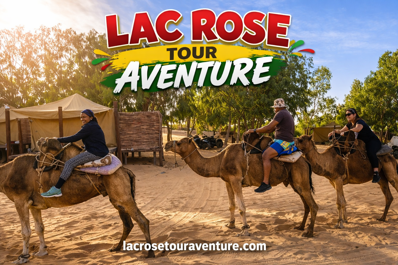 Excursion Lac Rose avec quad, pirogue, déjeuner et piscine